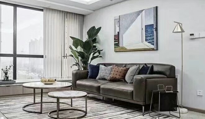 株洲華晨金水灣110平現(xiàn)代簡約風(fēng)格裝修案例