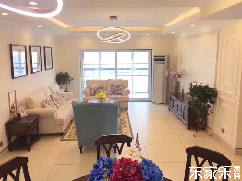 長沙萬象新天102平米歐式風(fēng)格裝修案例