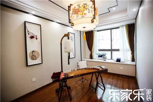 中式風(fēng)裝修效果圖-書(shū)房