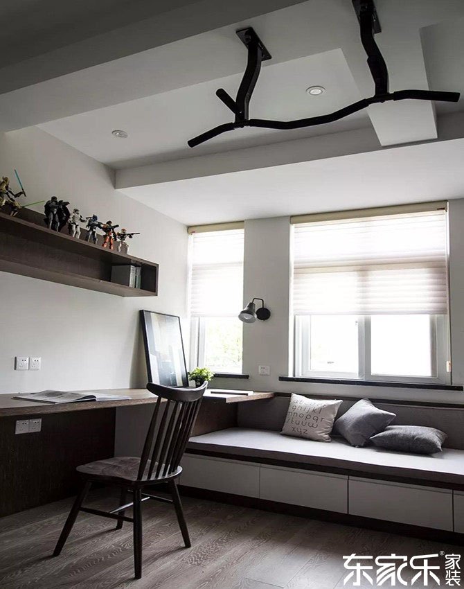 現(xiàn)代與北歐混搭裝修效果圖，簡單搭配又不失個(gè)性